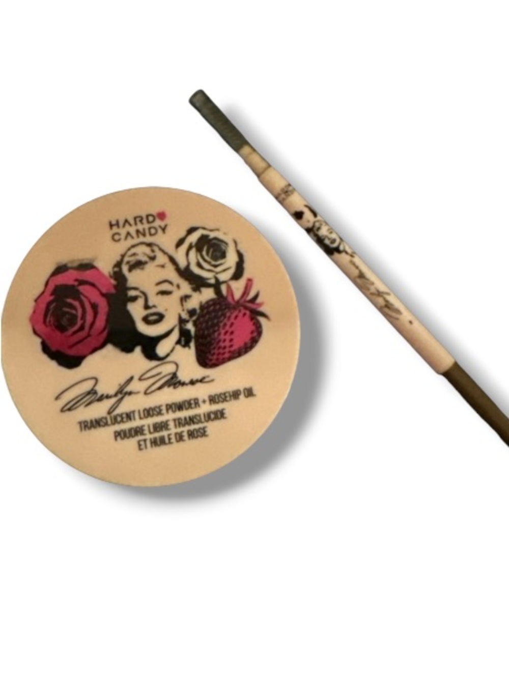 Hard Candy Marilyn Monroe Makeup Translucent Loose Powder Strawberry Brow Pencil